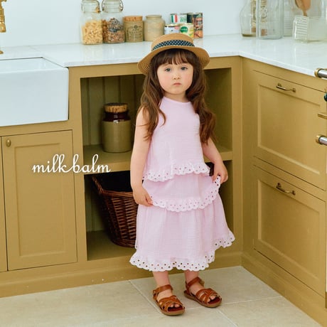 milkbalm/22. pure punching blouse XS-XL