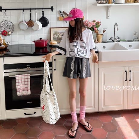 loverosie/141. number v neck boxy tee  2XL