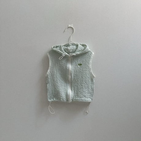 digreen/46. milky hood vest S-2XL