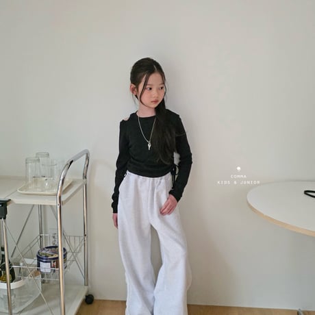 comma/12. shoulder open T-shirt 160-170
