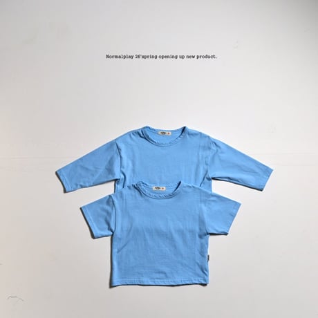 normalplay/79. good morning single half t ( season plan ) T-shirt 12M-XL