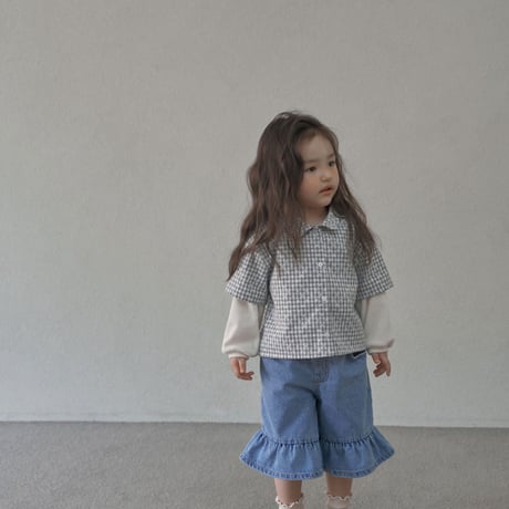 coycoya/26. denim fril pants S-2XL