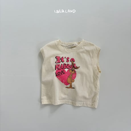 lalaland/23. love rabbit sleeveless XS-XL