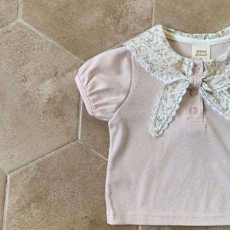 bebeholic/66. foggy flower T-shirts S(3-6M)-L(12-18M)