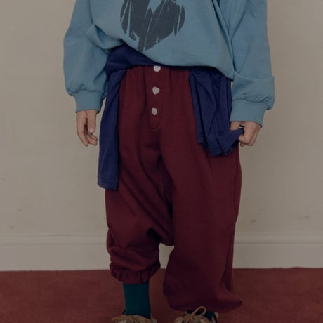 growb/28. button jogger XS-XL