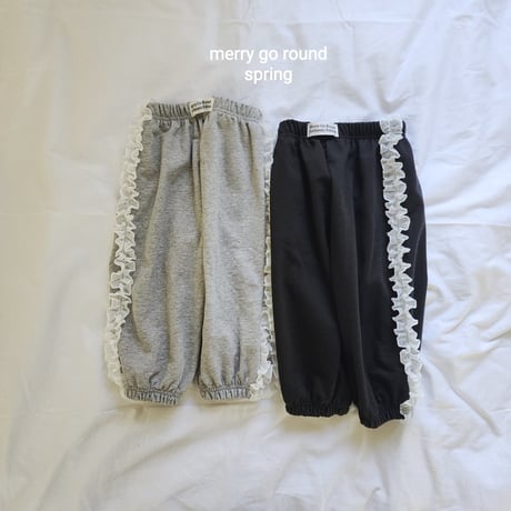 merrygoround/15. shephon fril jogger pants XS-2XL