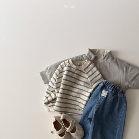 amigo/22. wide denim pants XS-XL