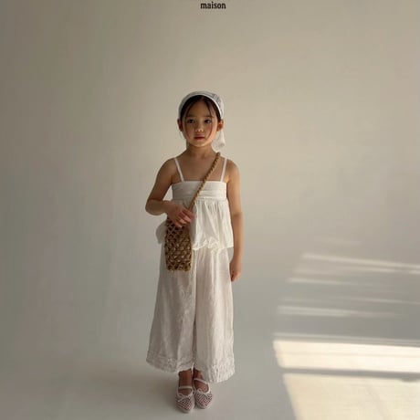 saintdoll/81. lace wide pants S-L