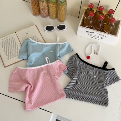 matilda/142. unbal stripe top 15-19