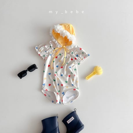 mybebe/5. shirring swimsuit S-L