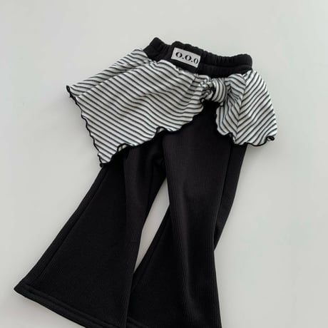 ooo/11. poto fril pants boots cut XS-XL
