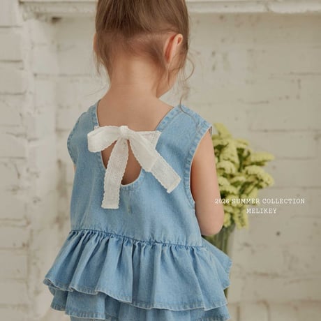 melikey/64. ribbon kangkang sleeveless blouse JS-JM
