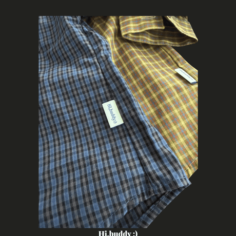 hibuddy/13. check day shirt S-XL