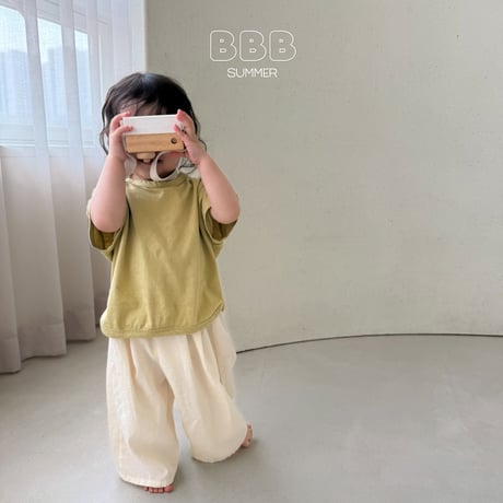 bellabambina/106. 26 summer bangbang plain T-shirt 12M-XL
