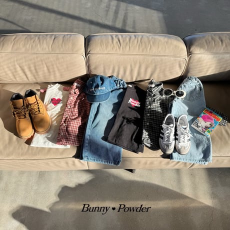 bunnypowder/81. matin denim pants S-XL