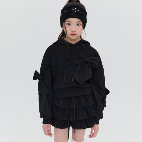 forkchips/23. loss ribbon hood T-shirt M-XL