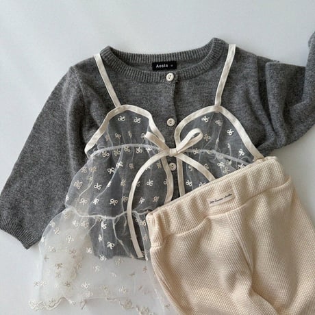 aosta/17. [Lace Ribbon Open Dress] FREE