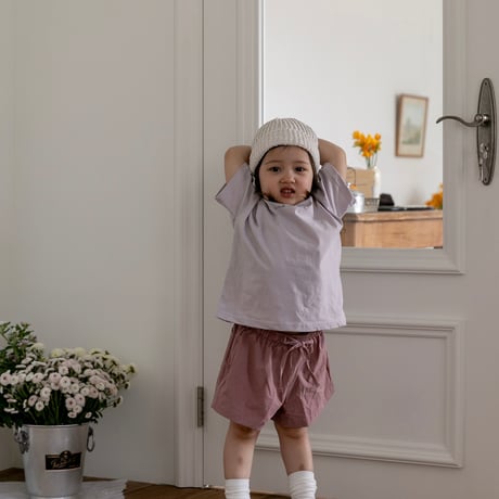 oatmeal/9. basic half pants XS-XL
