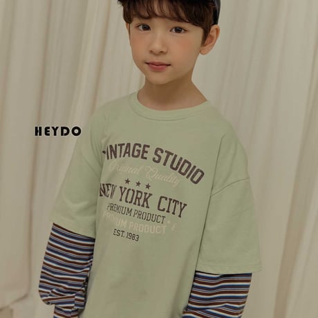 heydo/7. vintage double T-shirt S-XL