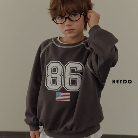heydo/30. 86 raglan man-to-man JS-JL