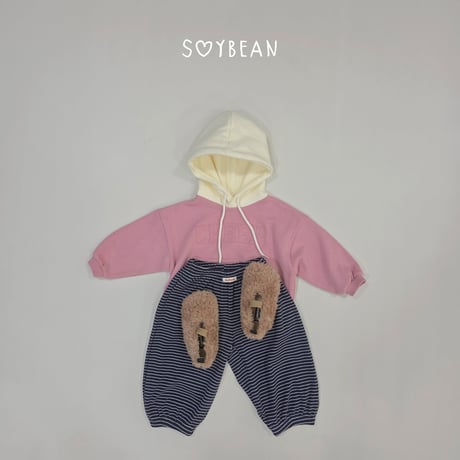 soybean/36. plan ) stripe bullon jogger XS-XL