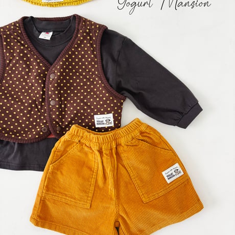yogurtmansion/79. caramel vest XS-XL