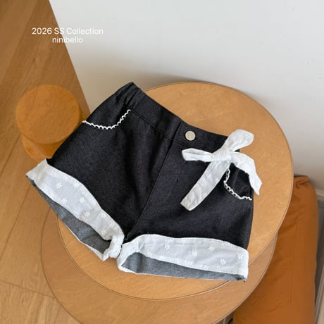 ninibello/112. half denim pants 2XL