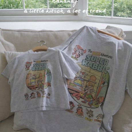 bananaj/22. super rabbit T-shirt XS-JS