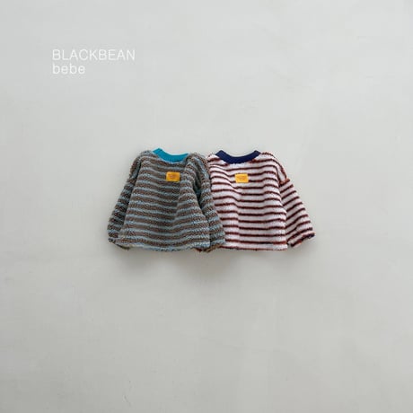 blackbean/3. bichon bebe man-to-man S-M