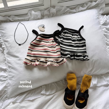 secondmoment/85. waffle penut sleeveless JS-JL