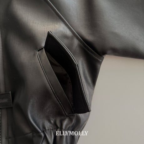 ellymolly/1. acaive leather ) blouson 5-11