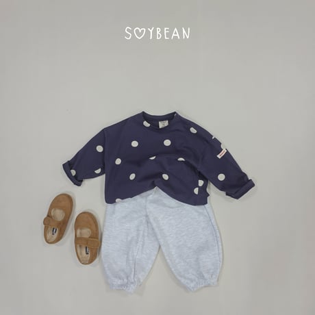 soybean/56. plan ) dot big box T-shirt JS-JM