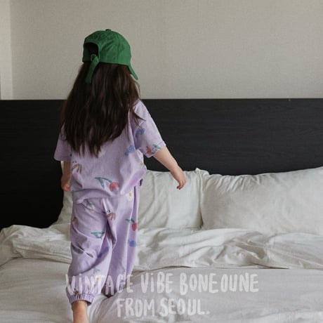 boneoune/119. flower jogger pants JS-JL