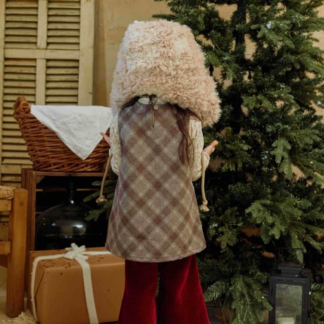 urbanrabbit/24. Check Frill Dress XS-XL