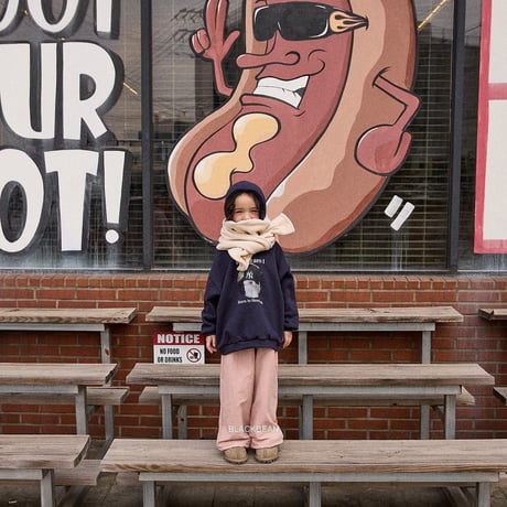 blackbean/43. beanie hood T-shirt S-XL