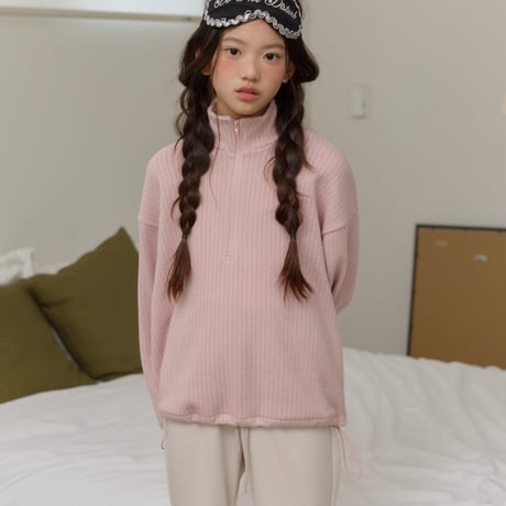 sm2/7. half string knit zipup 9-17