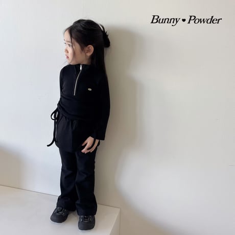 bunnypowder/63. enni half T zipup 2XL-4XL