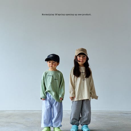 normalplay/49. hols single T-shirt 12M-XL