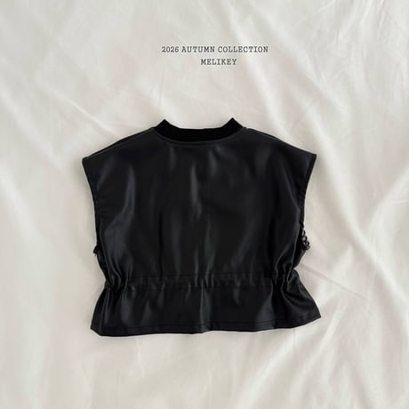 melikey/100. string ledder vest JS-JM