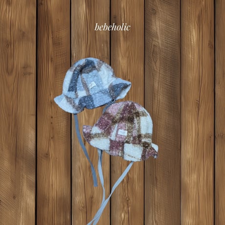 bebeholic/45. roy check hat FREE