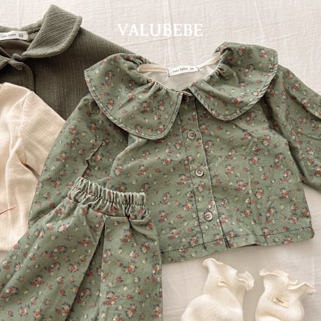 valubebe/26. flower blouse 6M-S