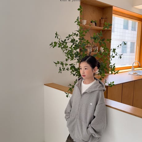 owen/30. two way boxy hood zipup JS-JXL