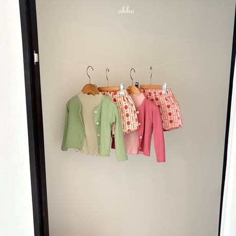 ohho/10. strawberry Good half pants S-2XL