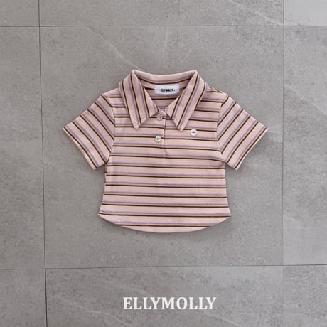 ellymolly/53. sky collar T-shirt 13-15