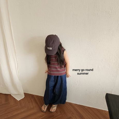 merrygoround/4. boy sleeveless XS-2XL
