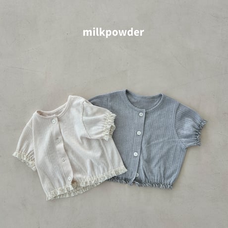 milkpowder/4. half t ) cardigan 13-15