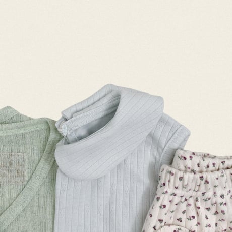 oottbebe/77. pastel sleeveless collar T-shirt XS(1-2Y)-XL(6-7Y)