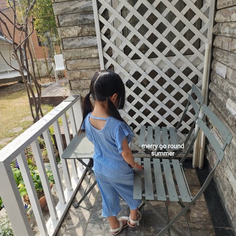 merrygoround/47. fril pleated set XS-2XL