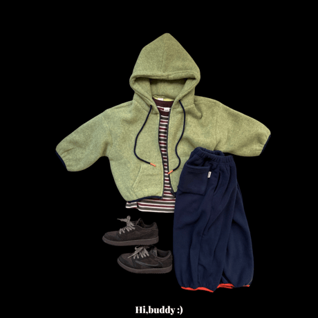 hibuddy/11. joy hood zipup S-XL