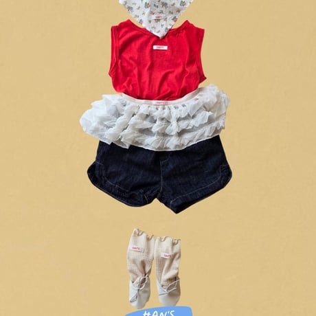 hans/77. rayerd skirt S-JM